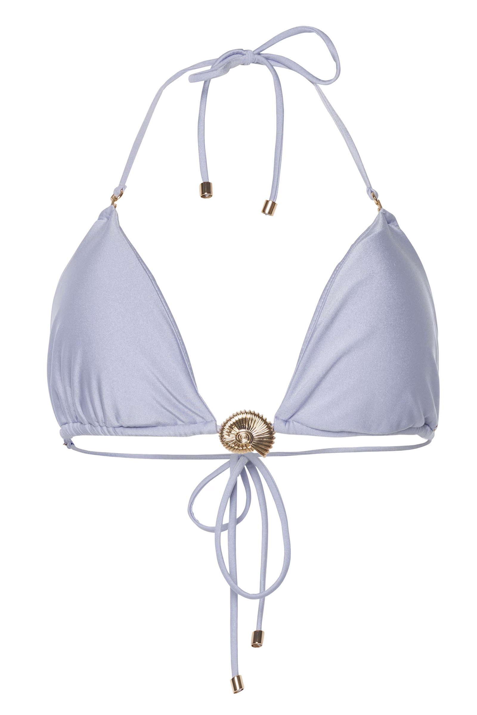 Bad/beach dames bikini top blauw