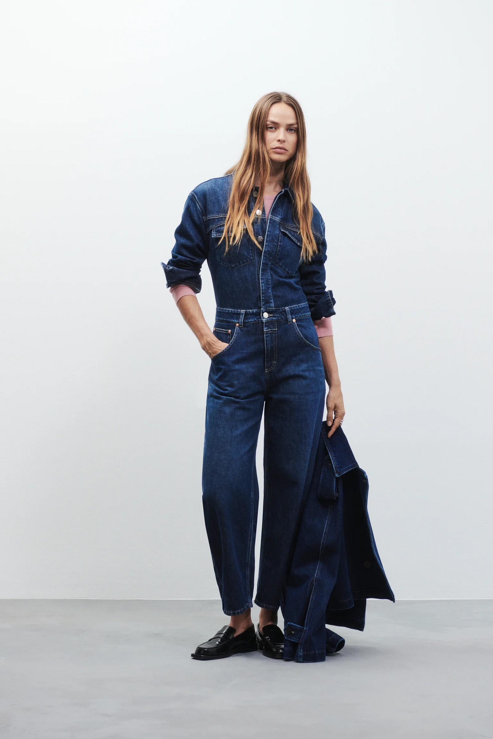 Dames broek blauw