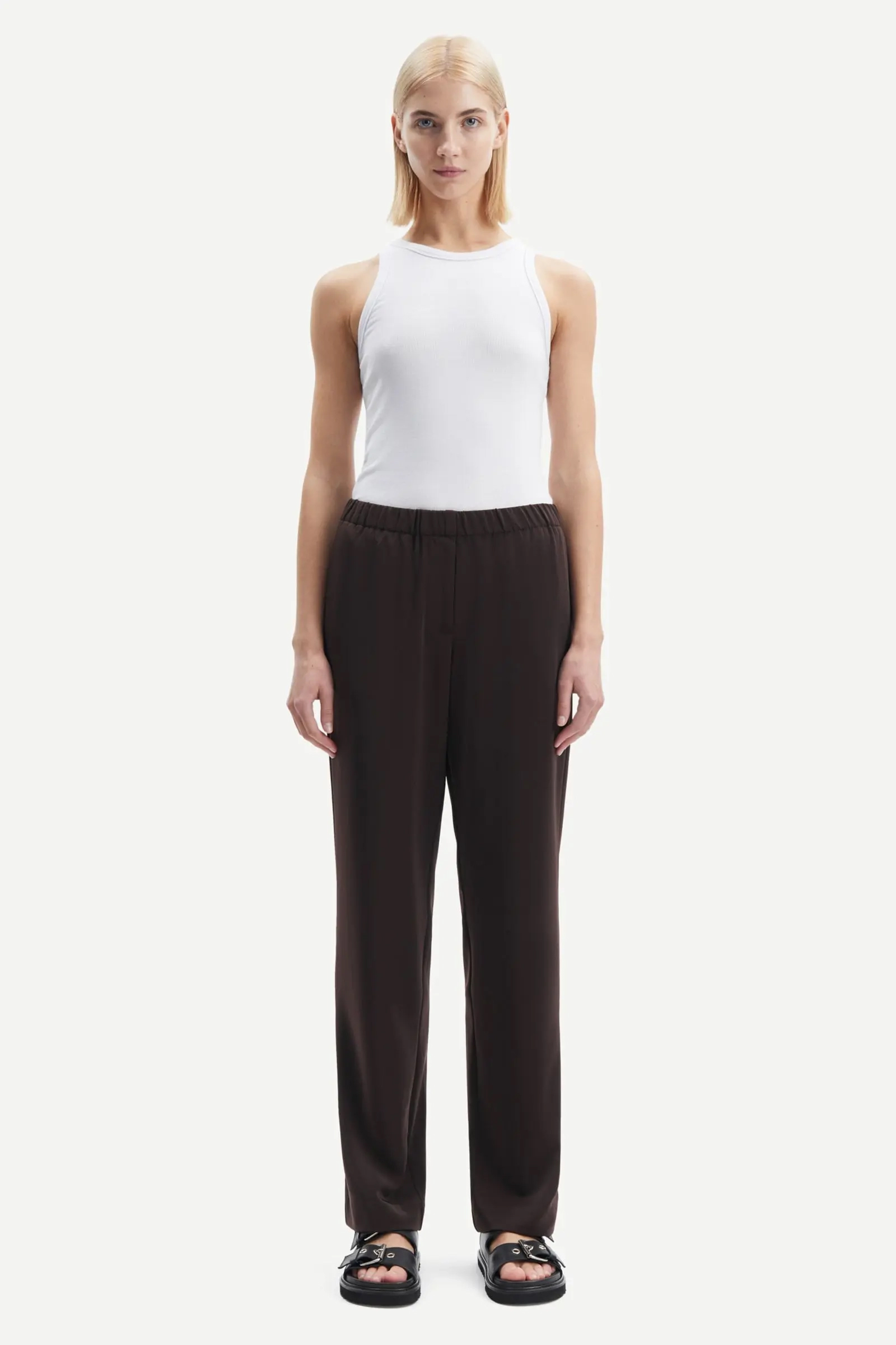 Dames broek bruin