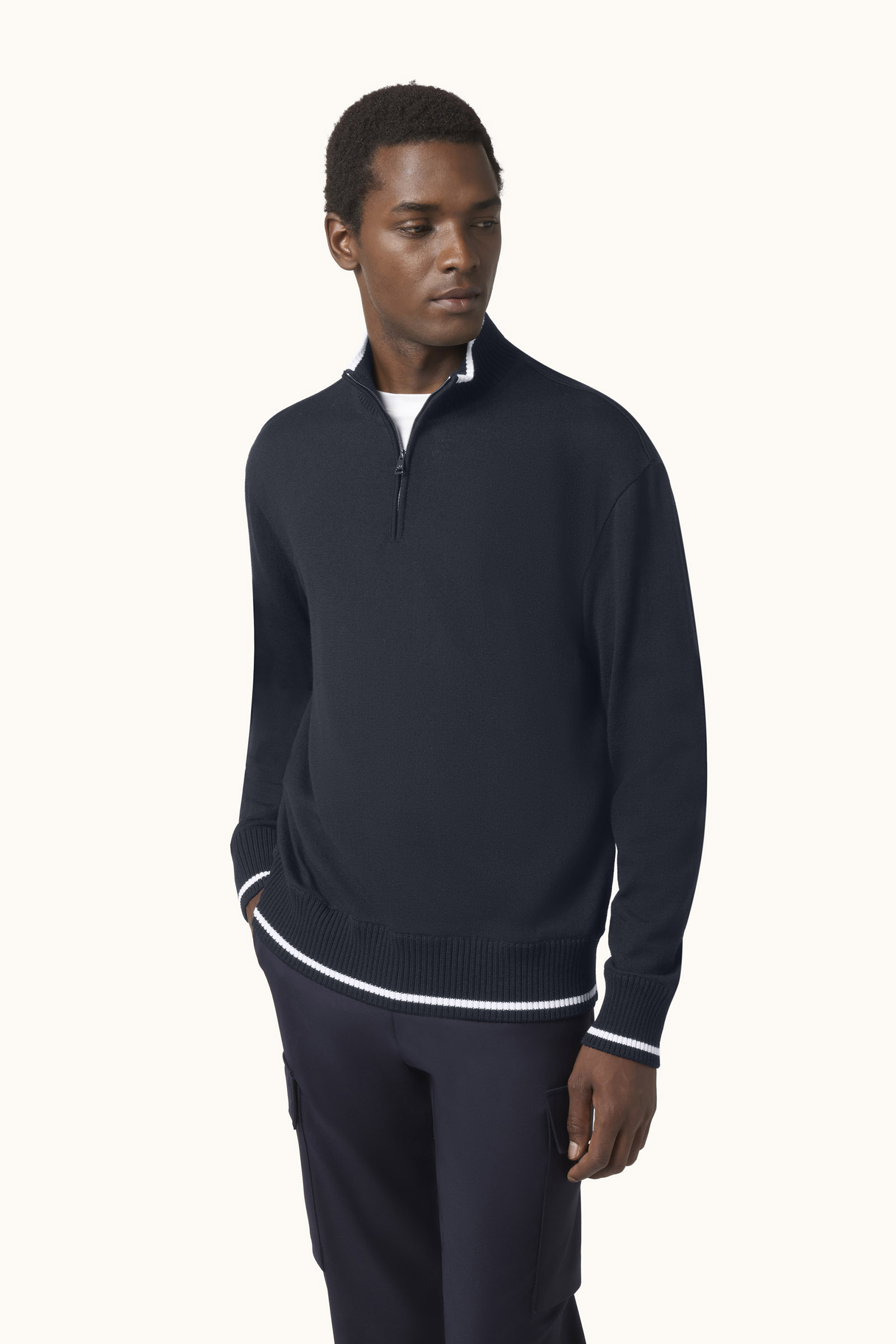 Heren trui blauw