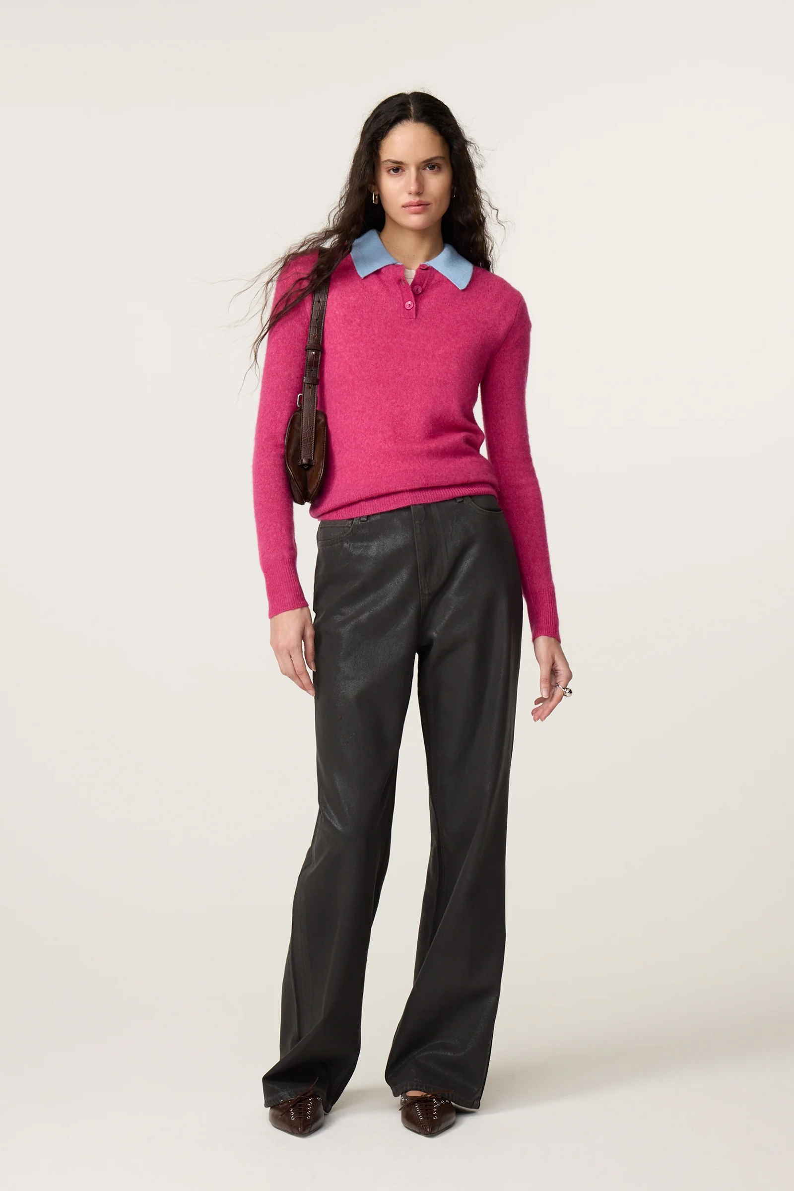 Dames jeans bruin