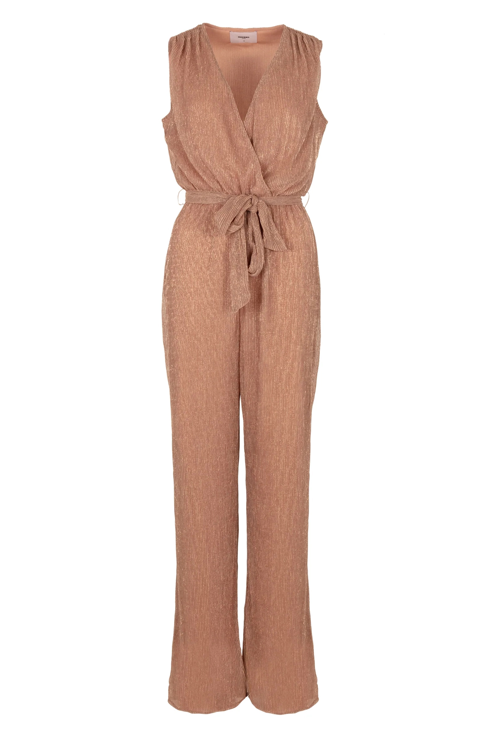 Dames jumpsuit/tuinbroek goud