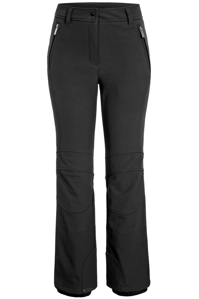 Wintersport dames strechbroek zwart