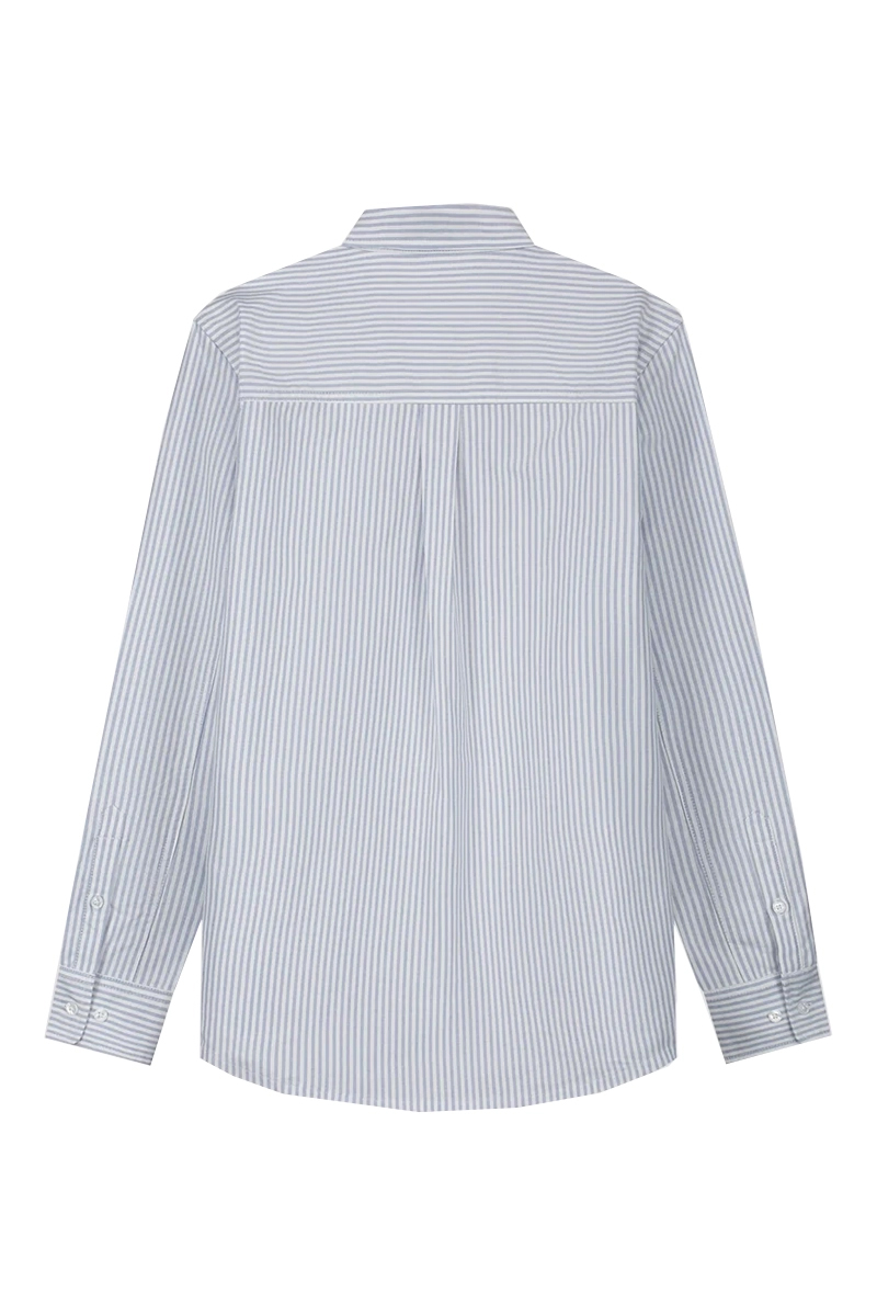 Heren overhemd lm casual blauw
