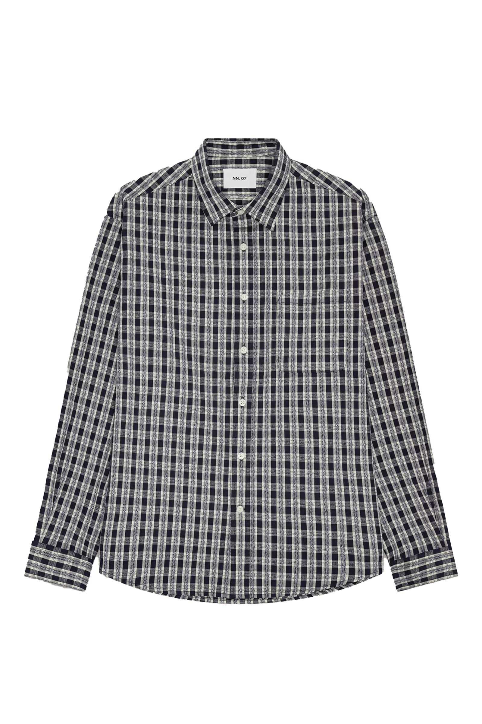 Heren overhemd lm casual blauw
