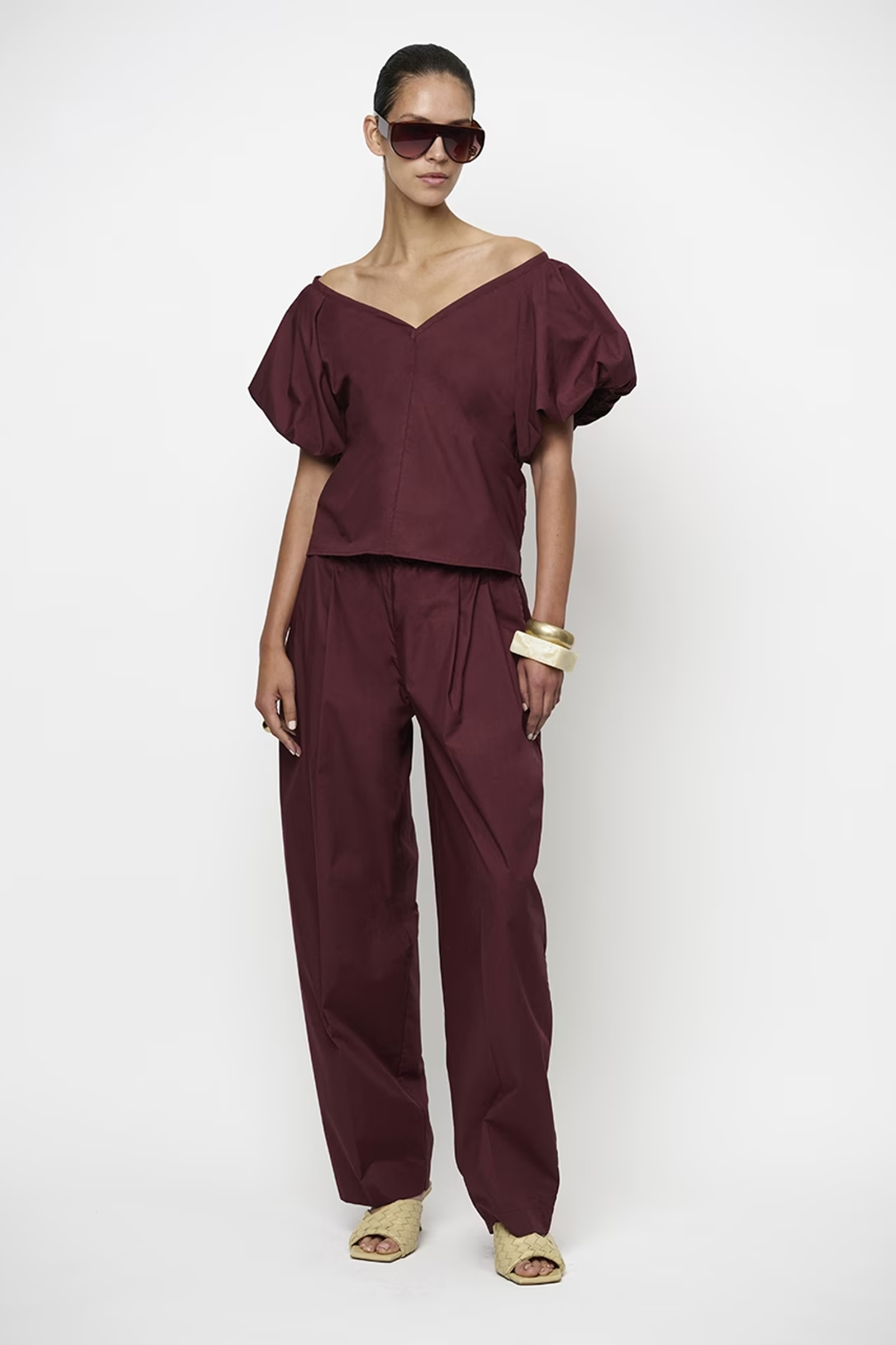 Dames broek rood