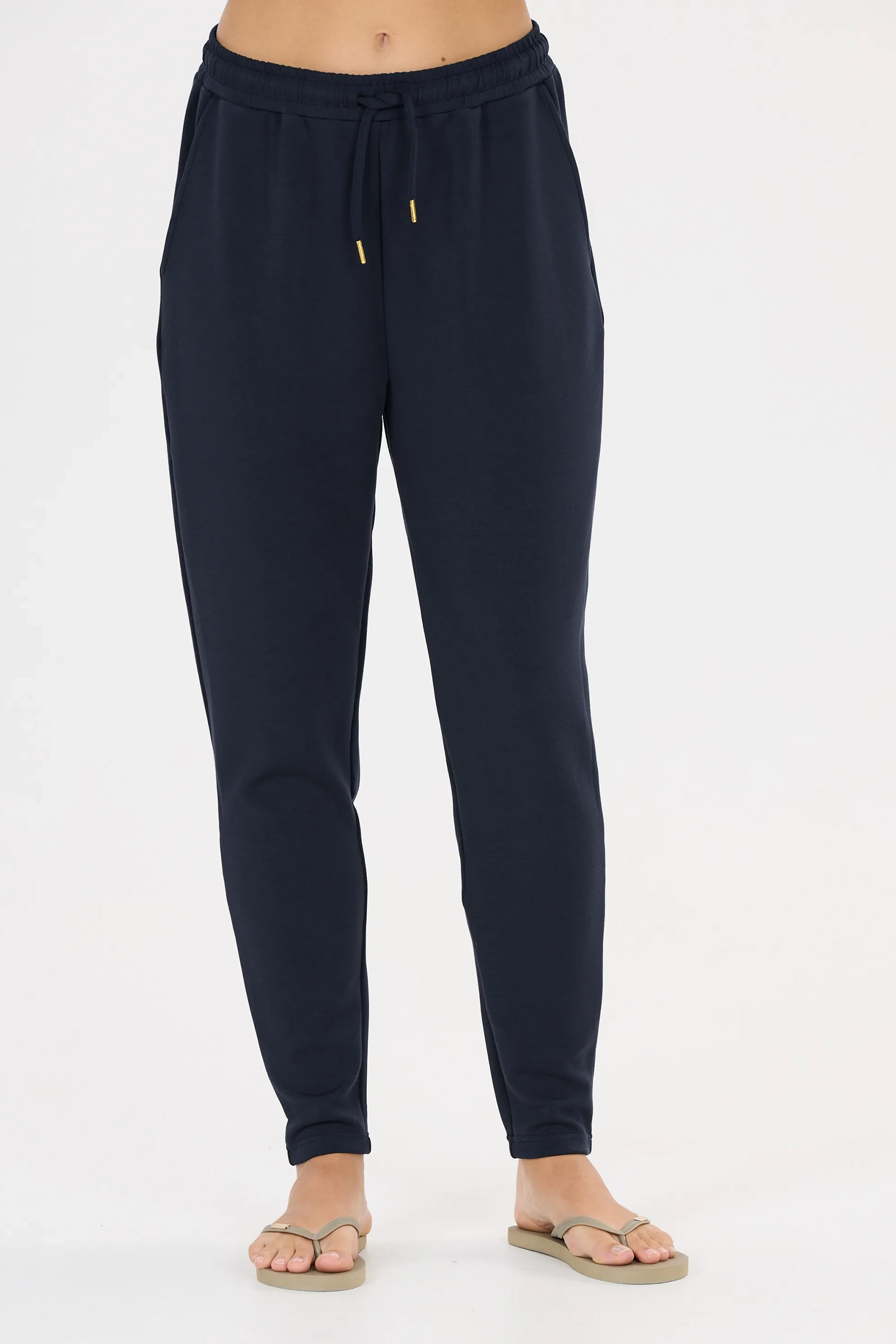 Fitness dames joggingbroek blauw
