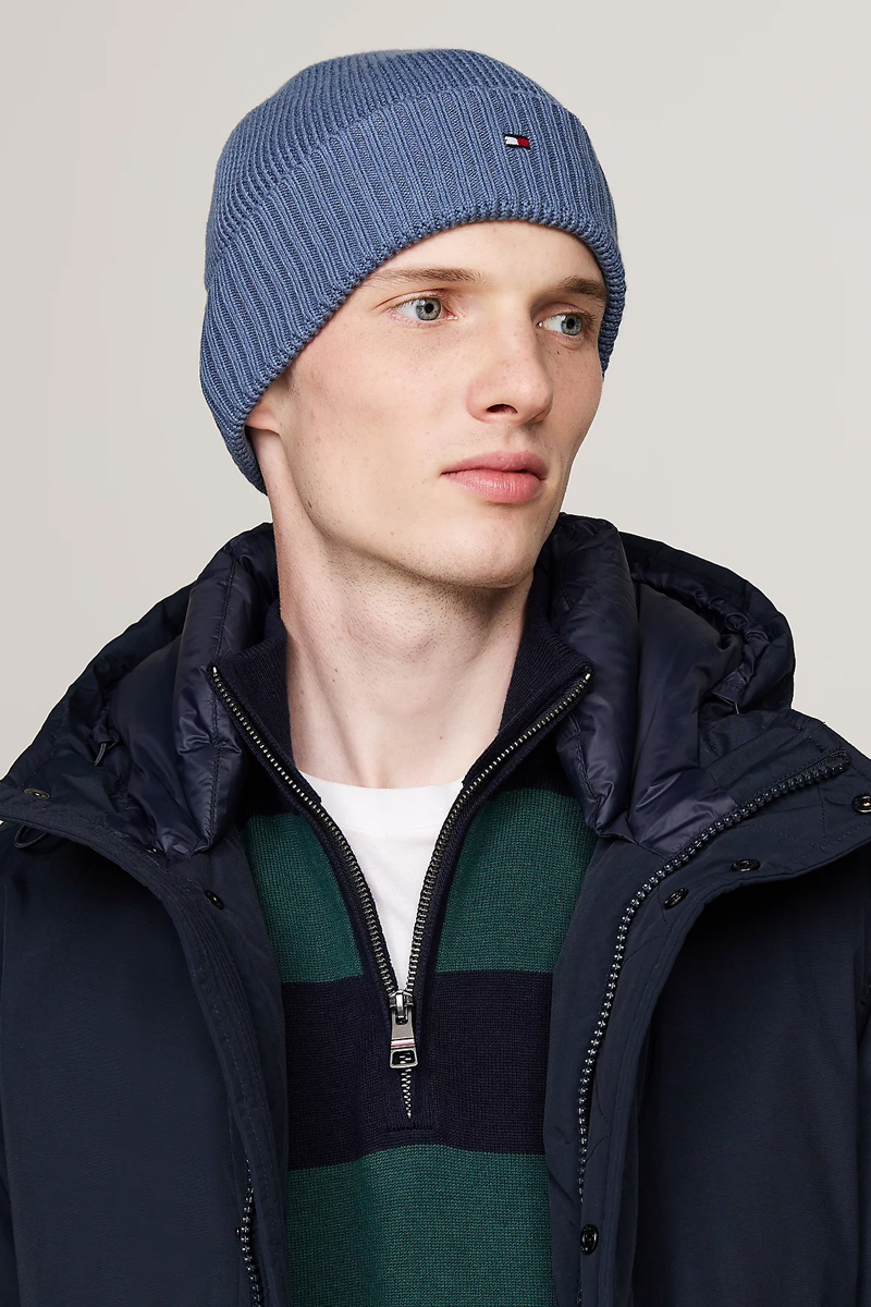 Tommy Hilfiger TH FLAGPIMACOTTON,DBW.OS Blauw 2