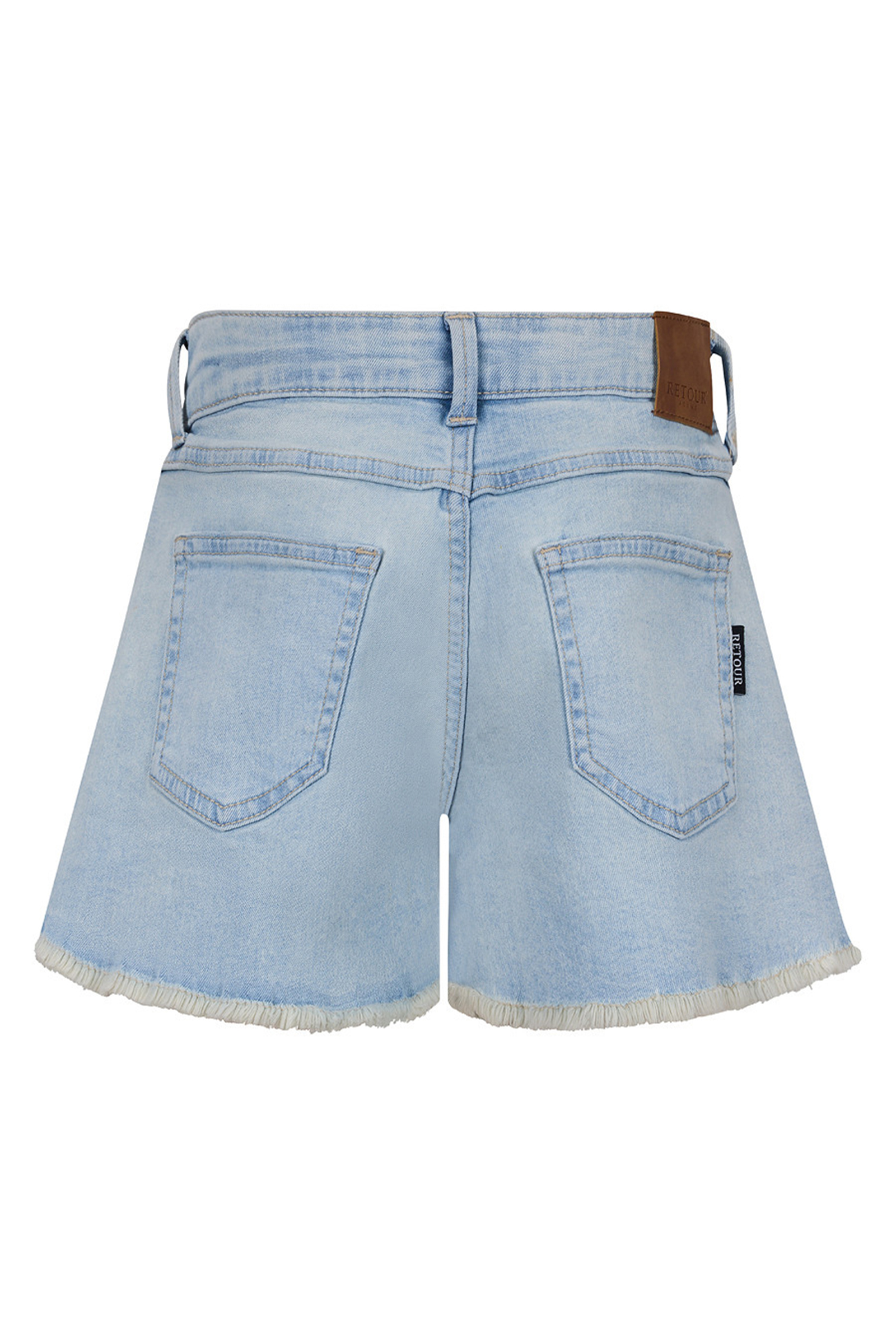 Meisjes short blauw