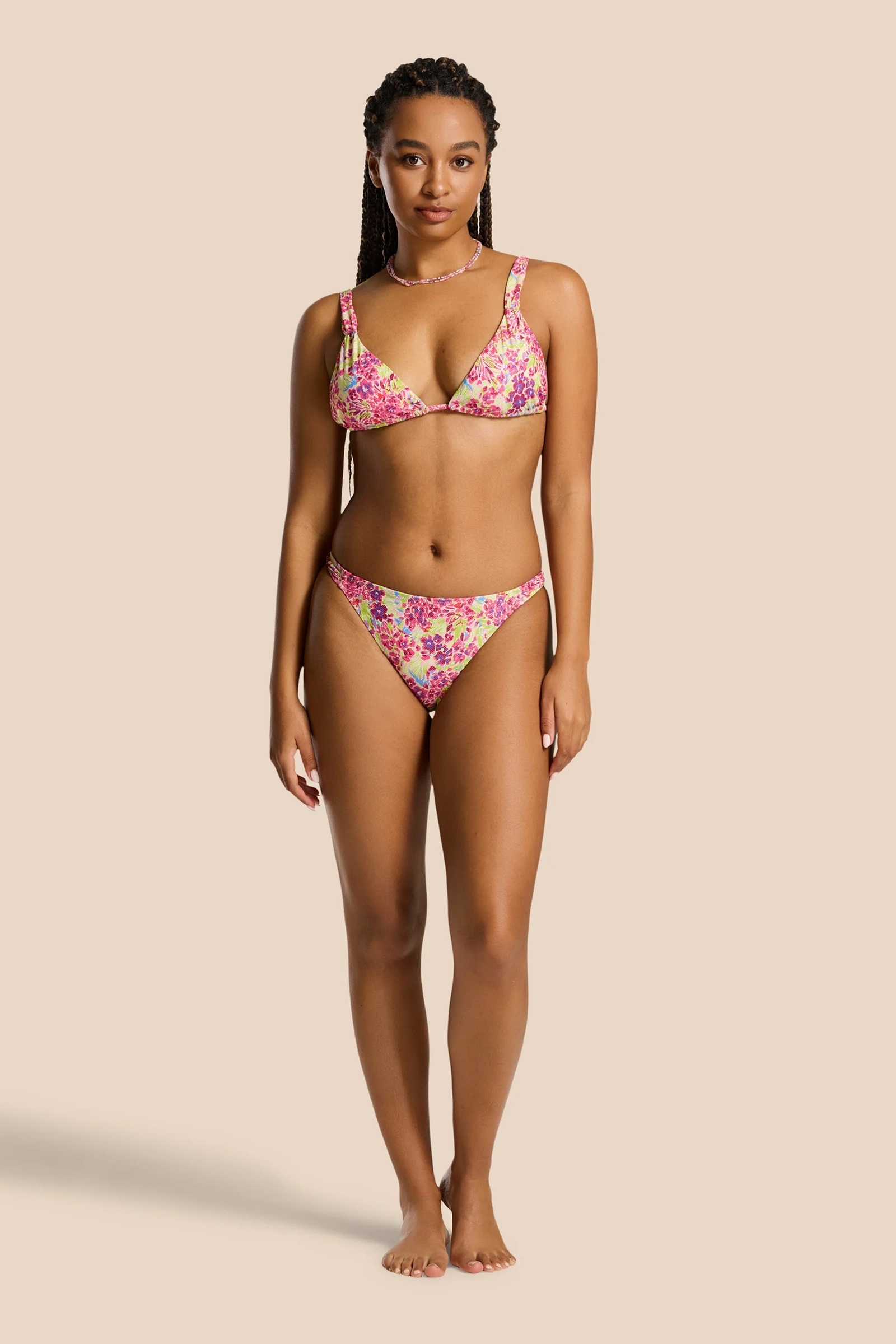 Bad/beach dames bikini rose