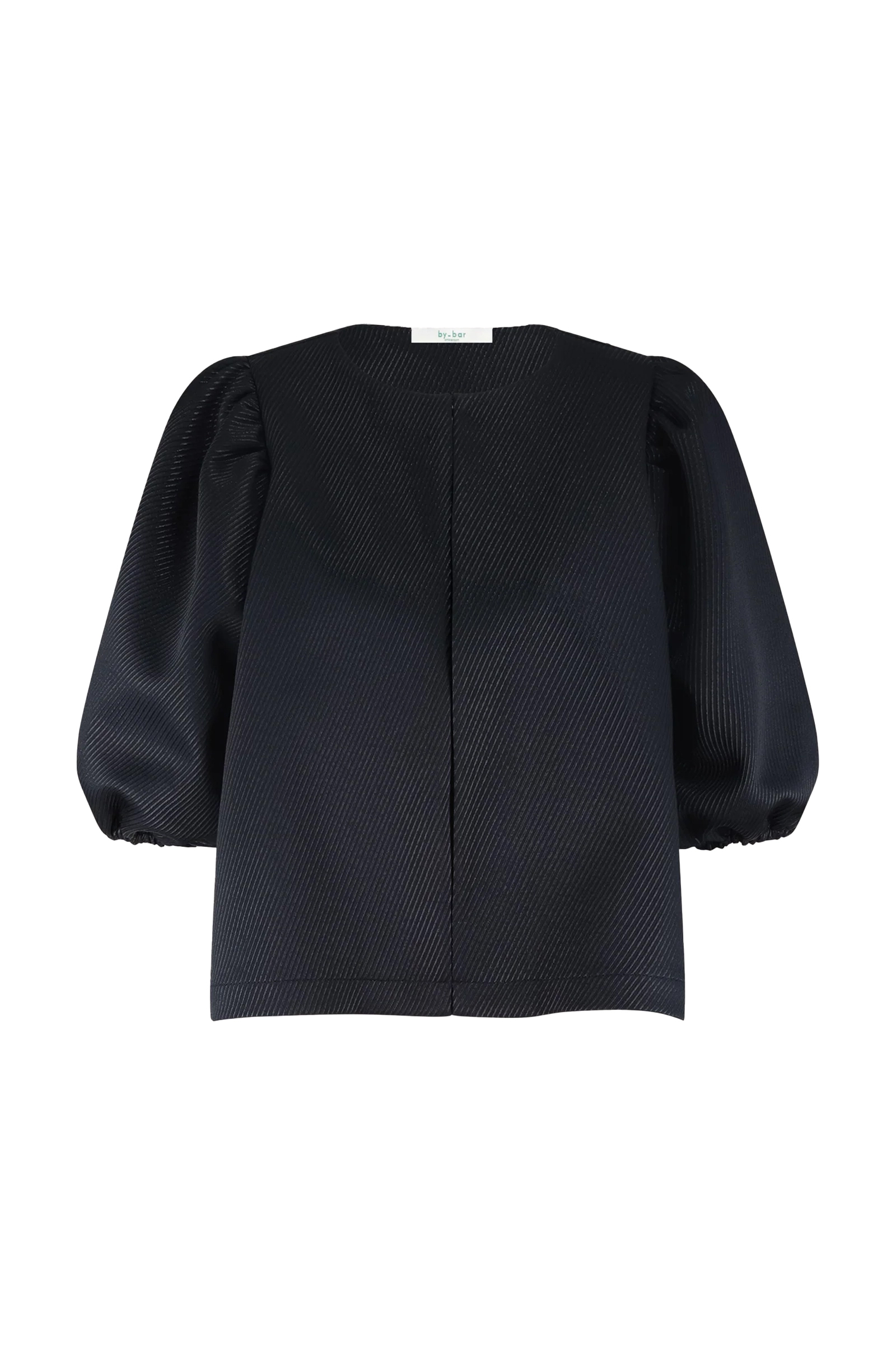 Dames blouse korte mouw blauw