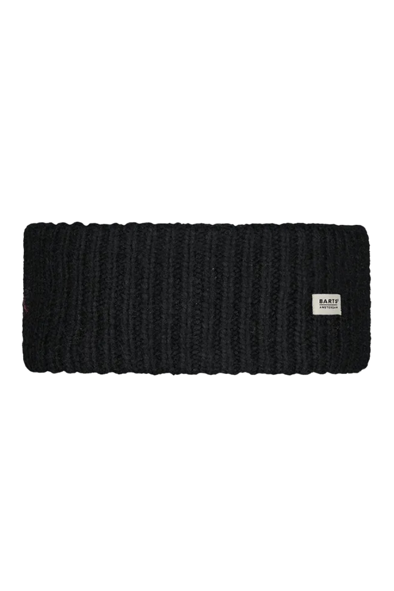Wintersport haarband senior zwart