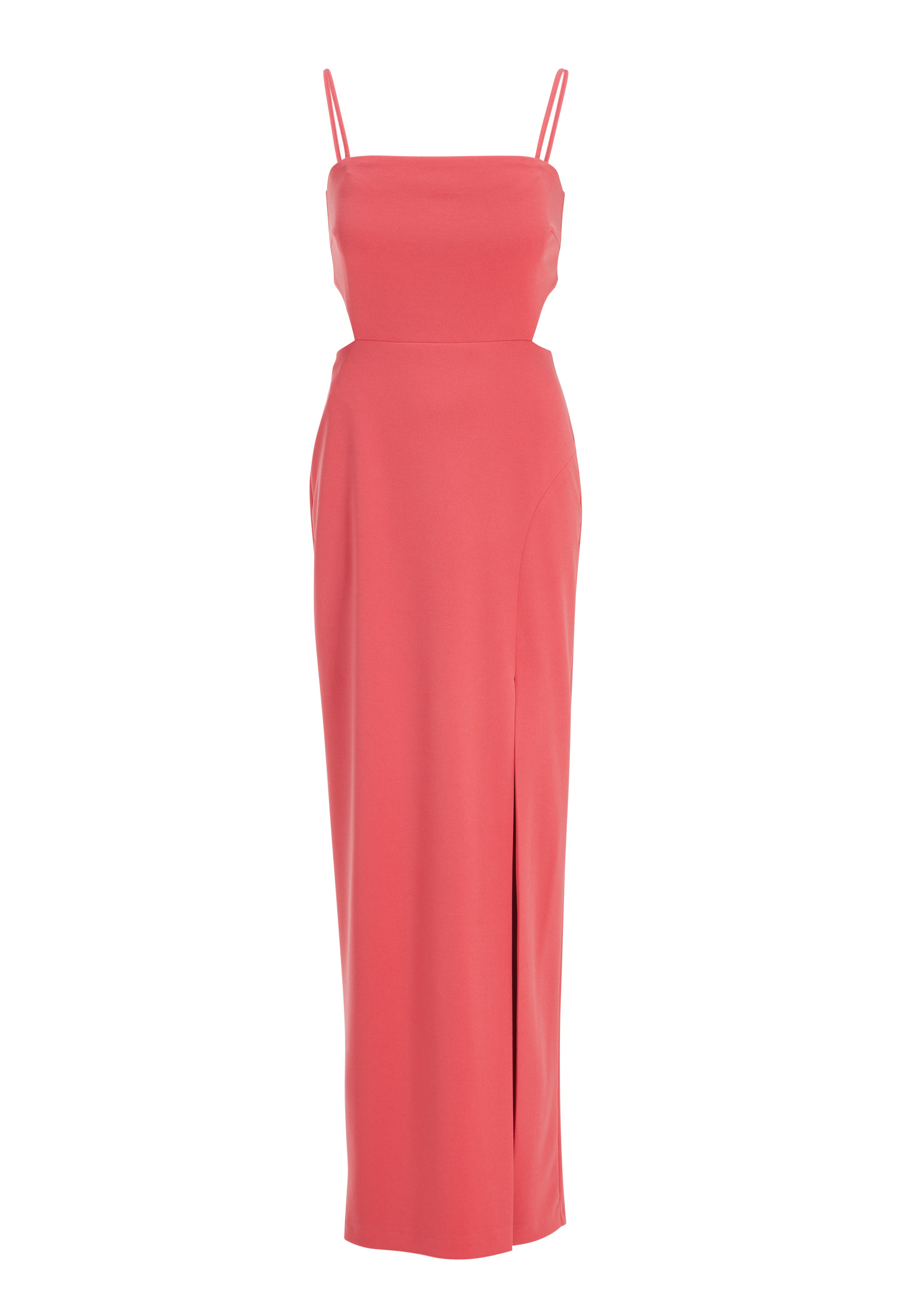 Swing Langes Cut-out-Kleid mit Beinschlit melon pink 1
