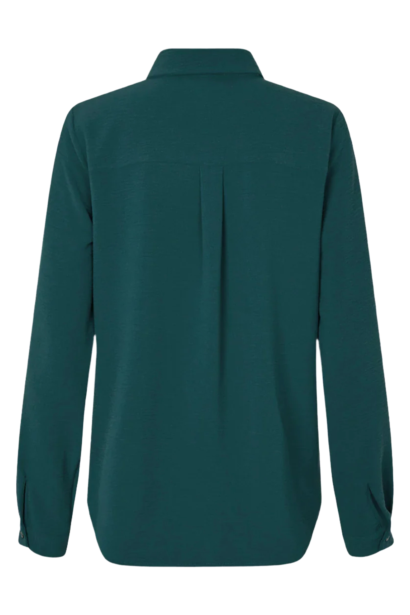 Dames blouse lange mouw groen