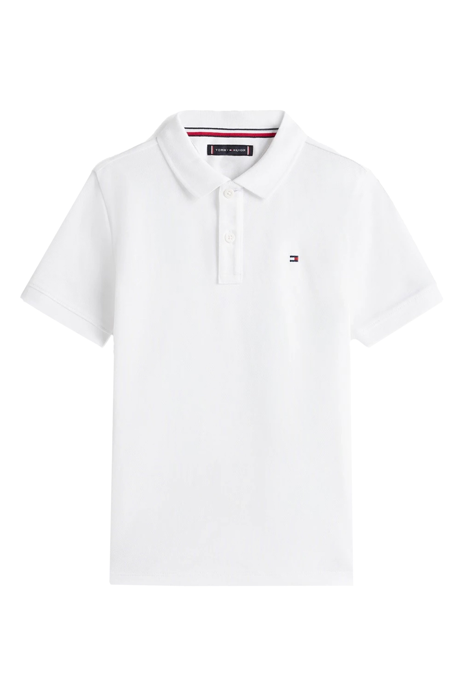 Jongens polo korte mouw wit