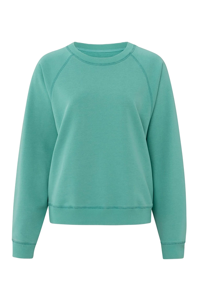 Yaya Raglan sweatshirt POOL BLUE 1