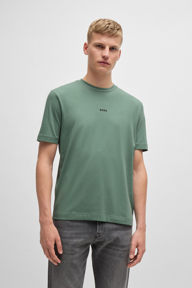 Heren t-shirt kortemouw groen