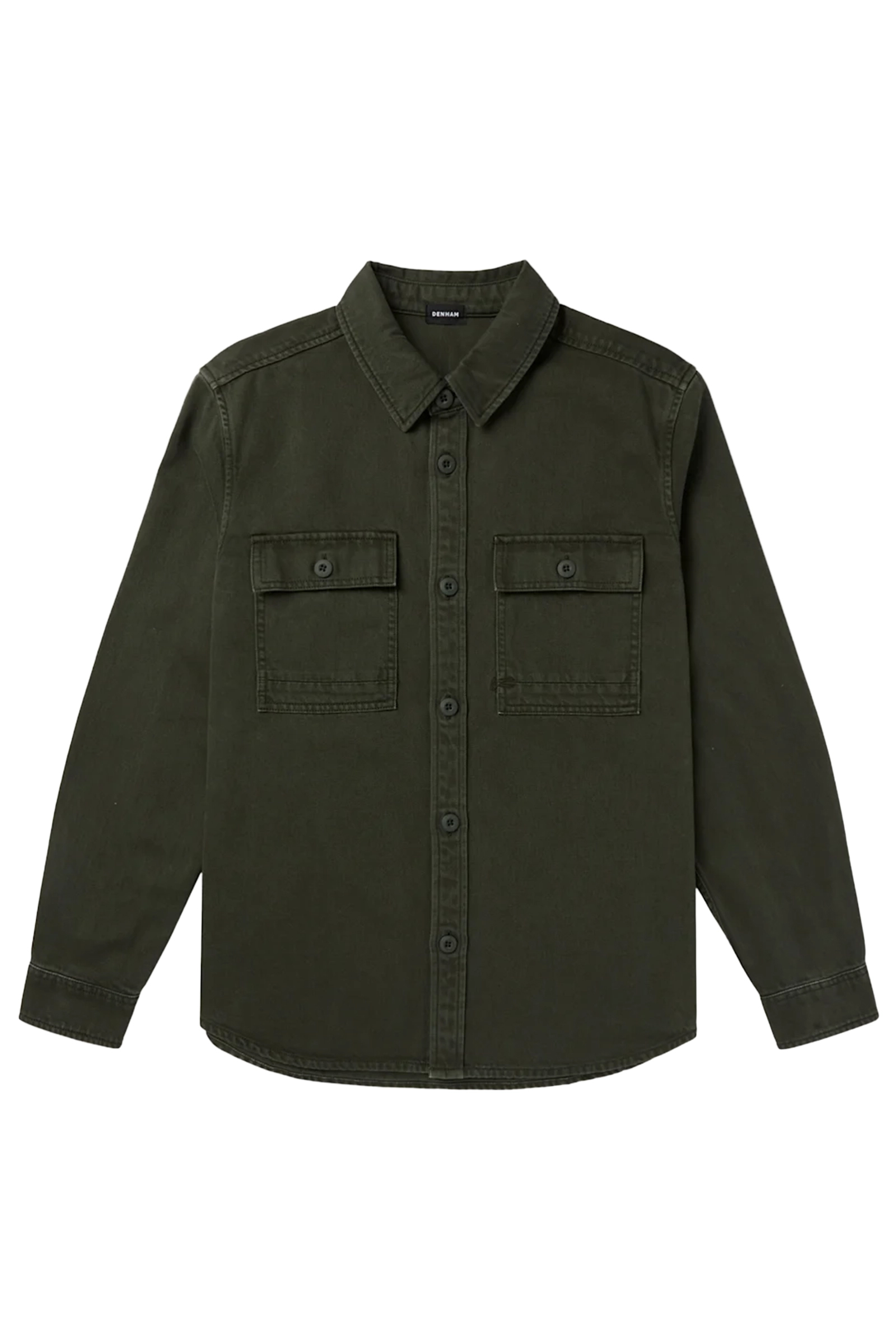 Heren overhemd lm casual groen