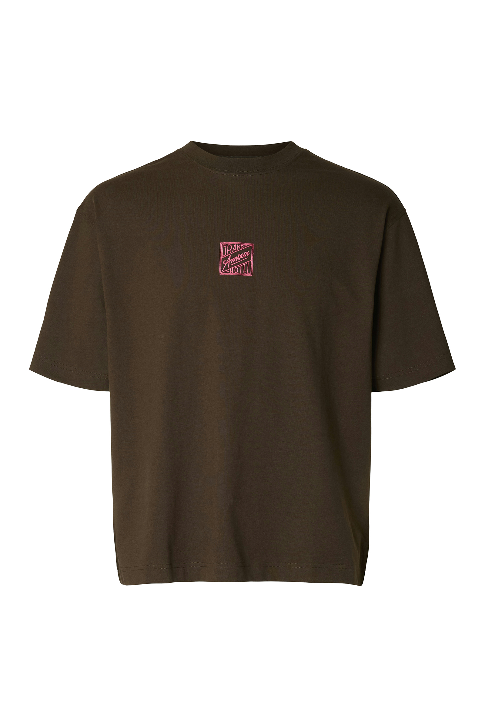 Heren t-shirt kortemouw grijs