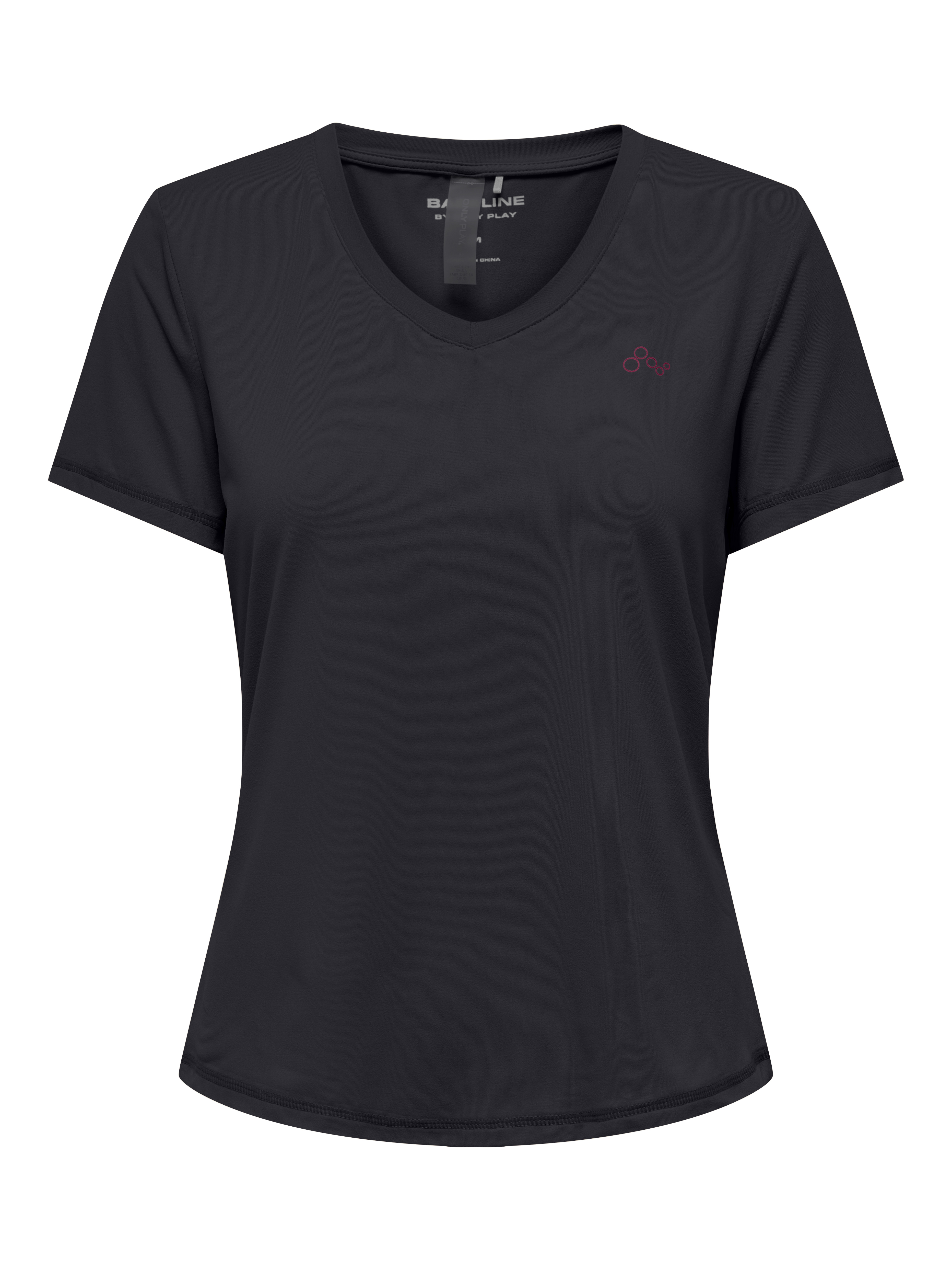 Fitness dames t-shirt km blauw