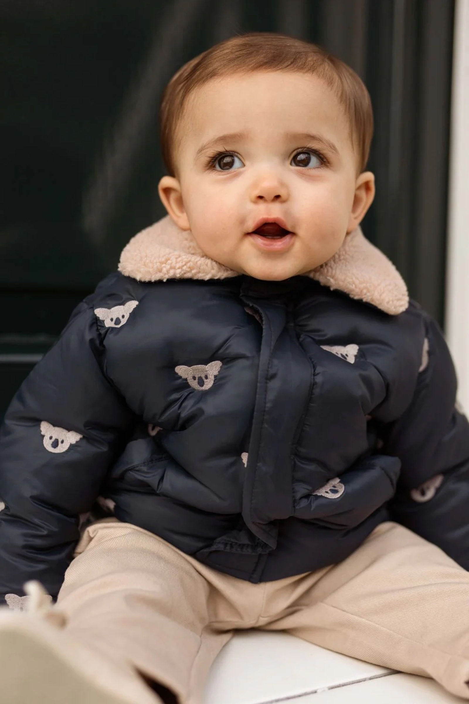 Baby jas blauw