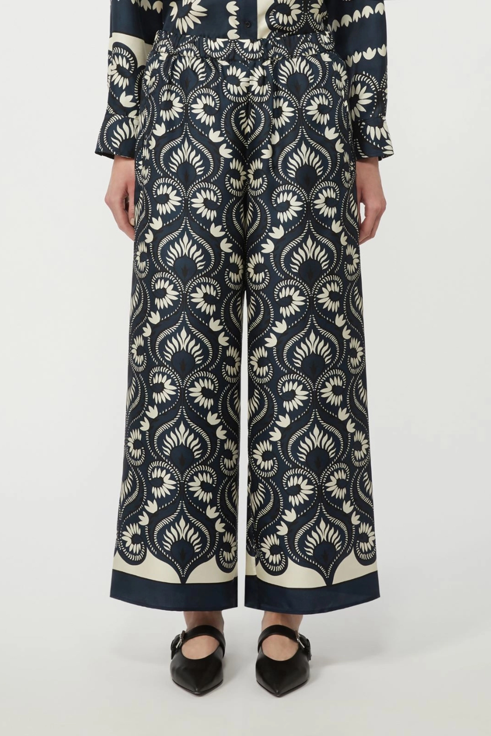 Dames broek blauw