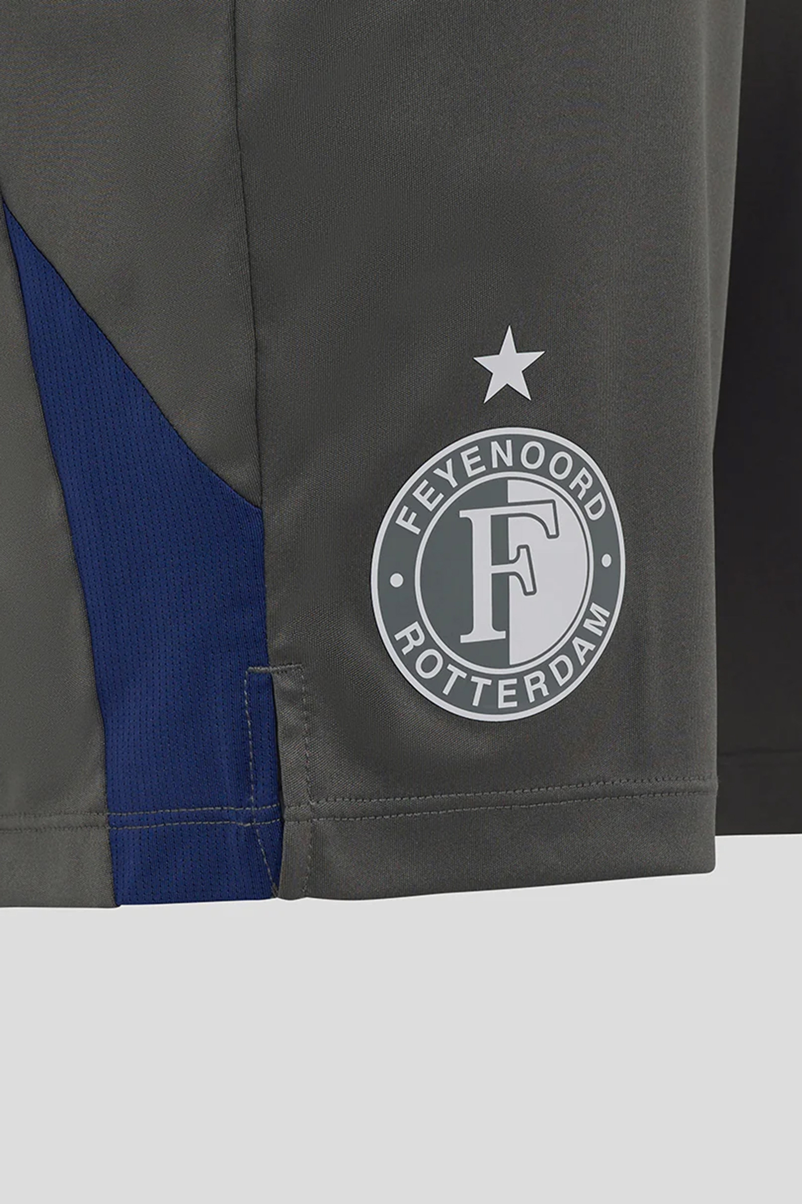 Voetbal heren club short  grijs