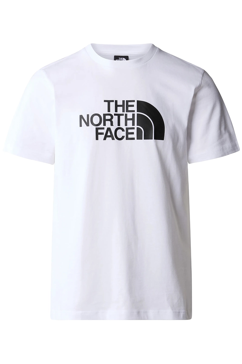 Casual heren t-shirt km wit