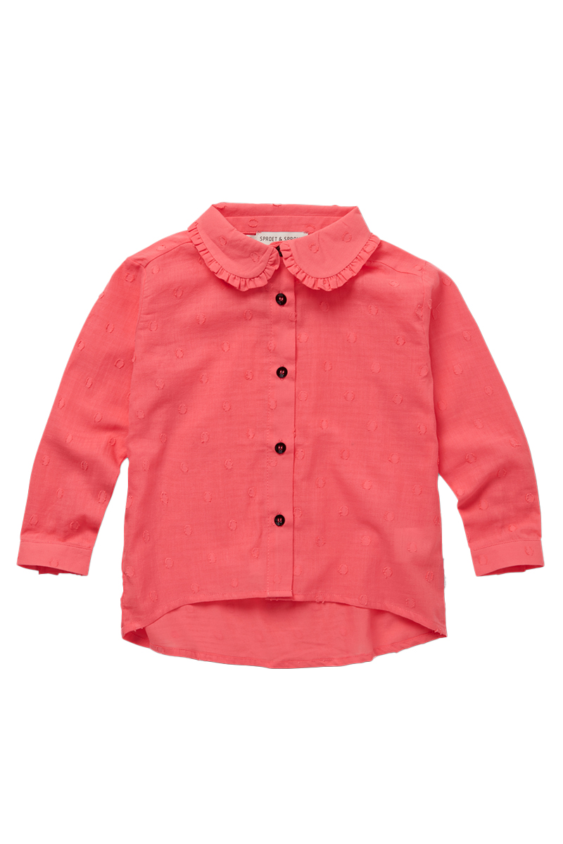 Sproet & Sprout blouse tonal dots Rose-1 1