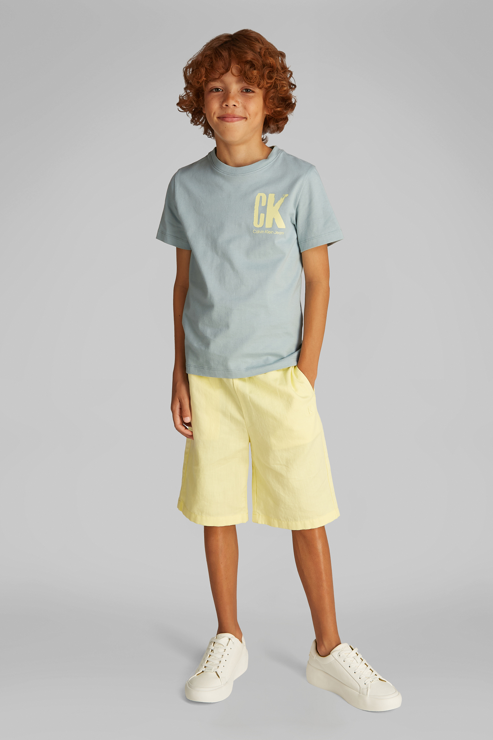 Calvin Klein Chest surf graphic tshirt Groen-1 2