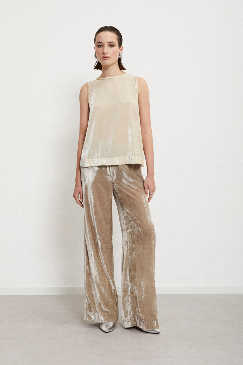 Dames broek bruin