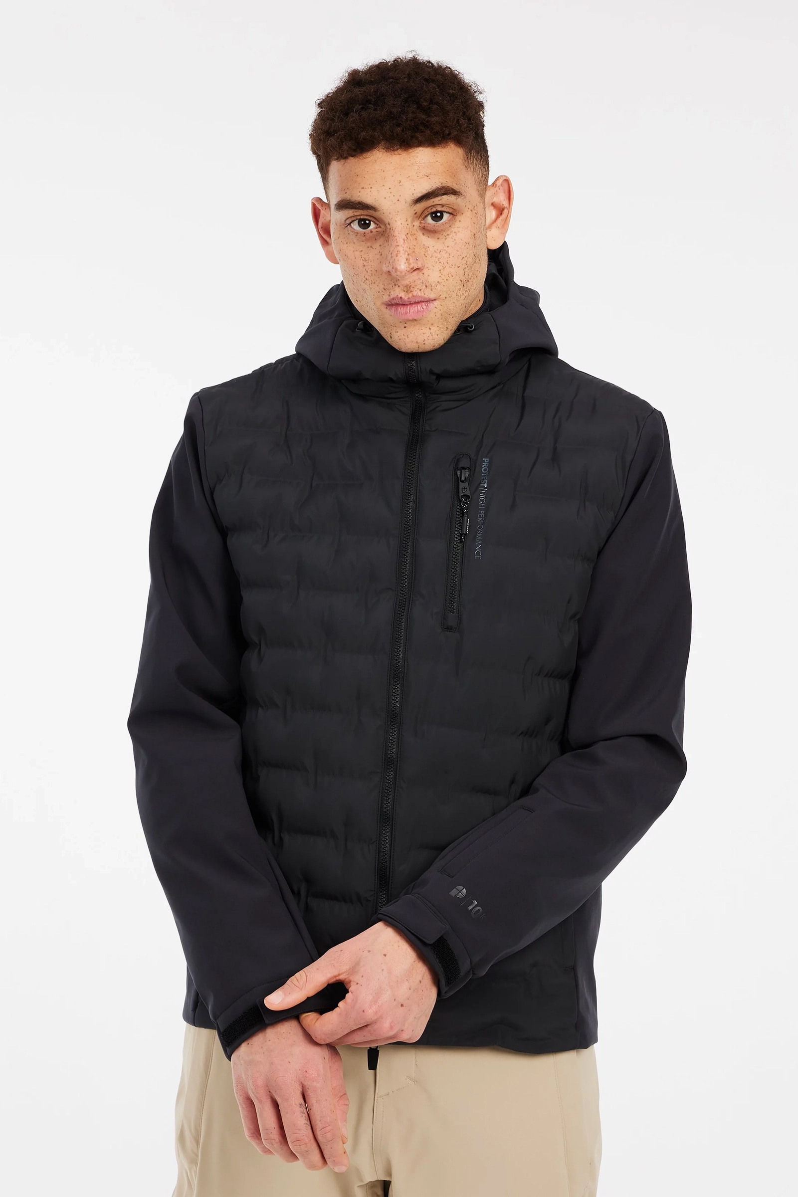 Wintersport heren jack zwart