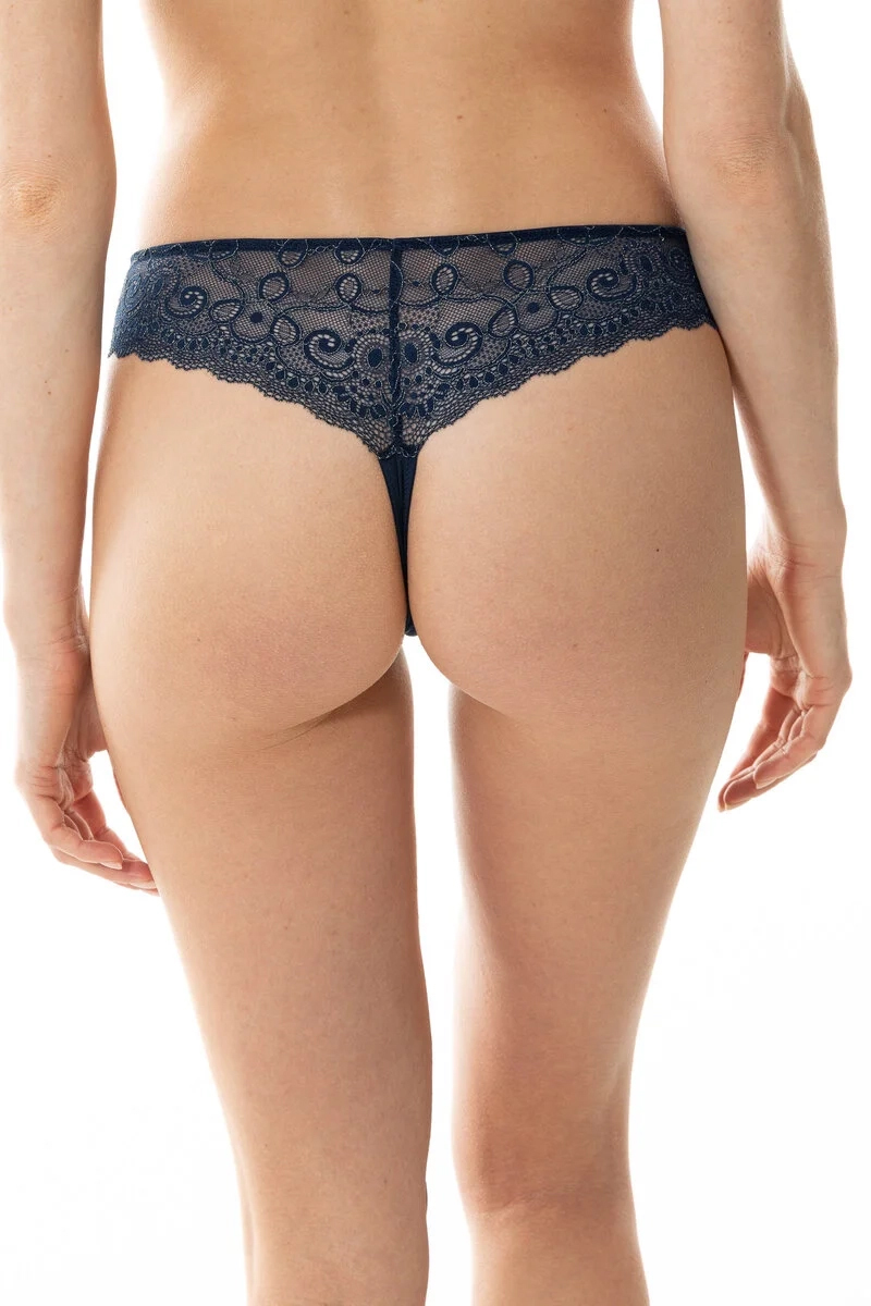 MEY Lingerie dames string Blauw-1 3