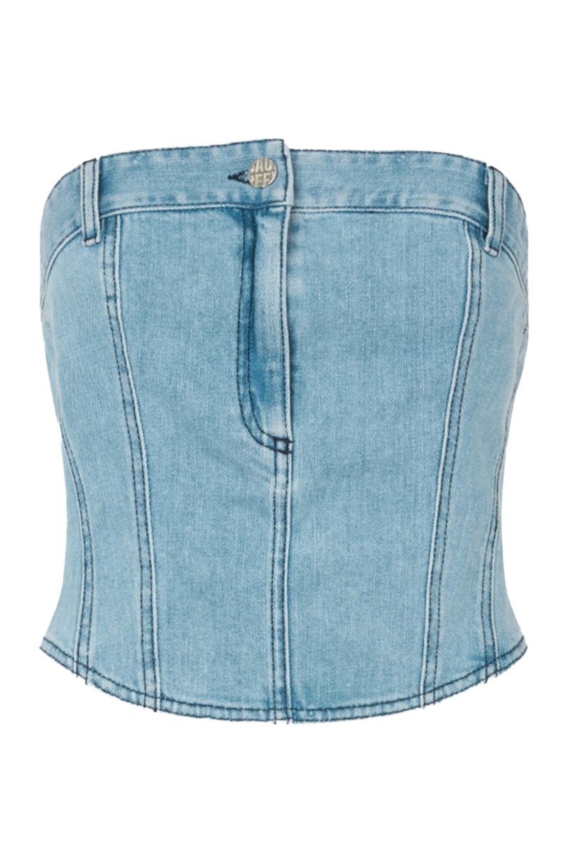Dames top blauw