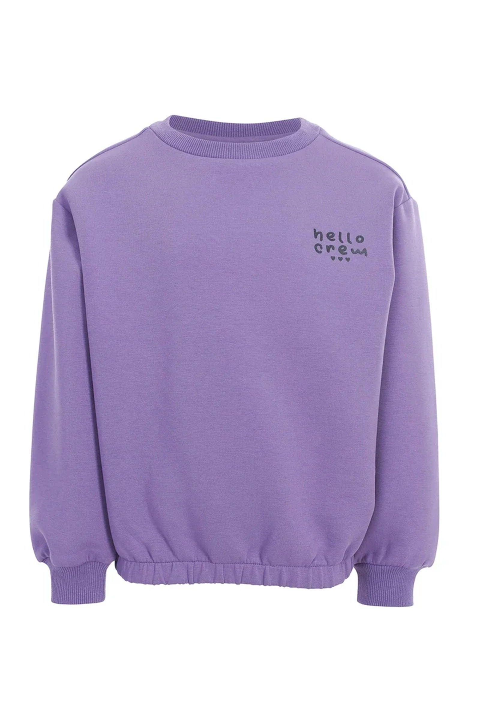 Meisjes sweater paars