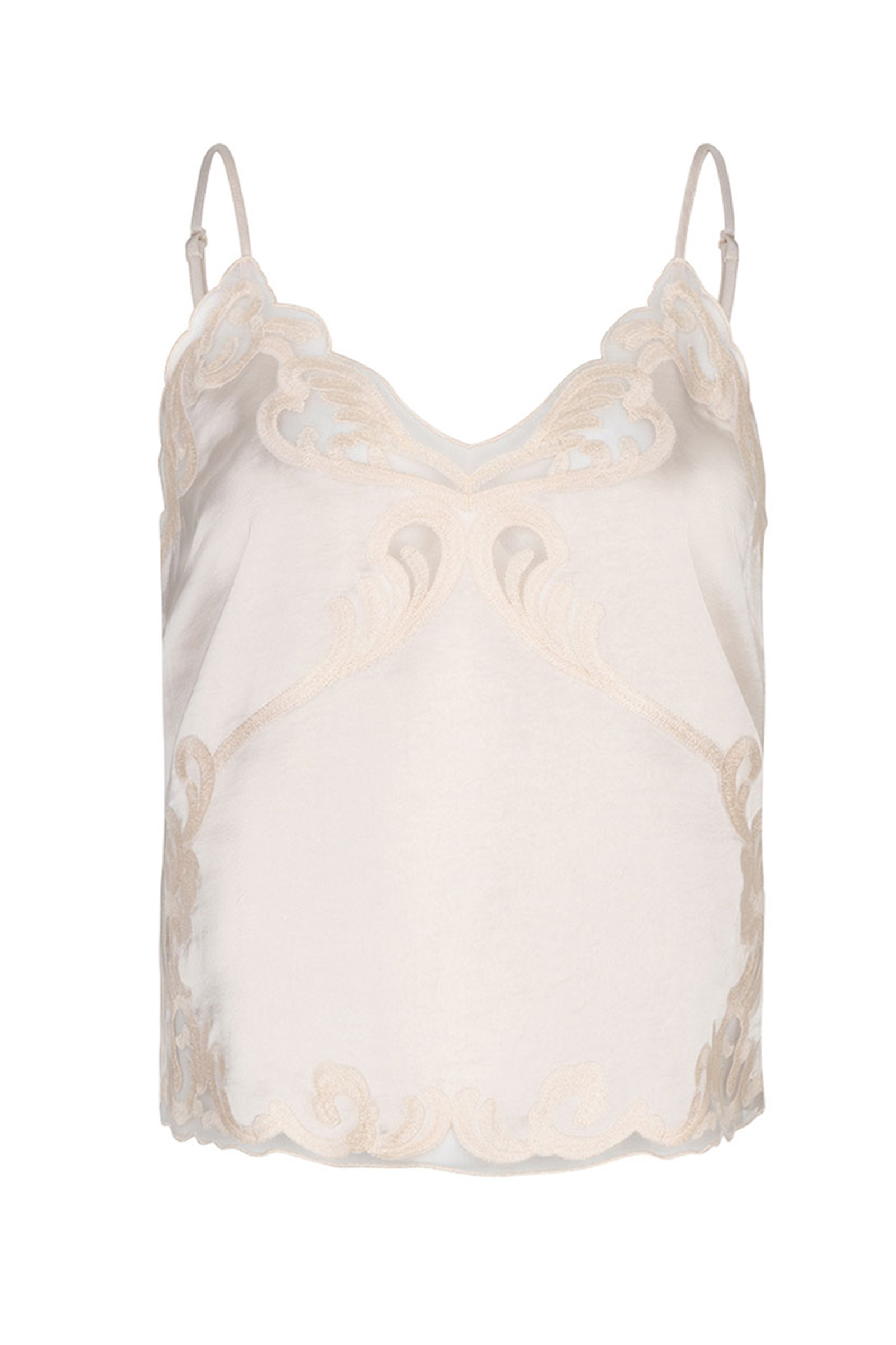 Dames top ecru