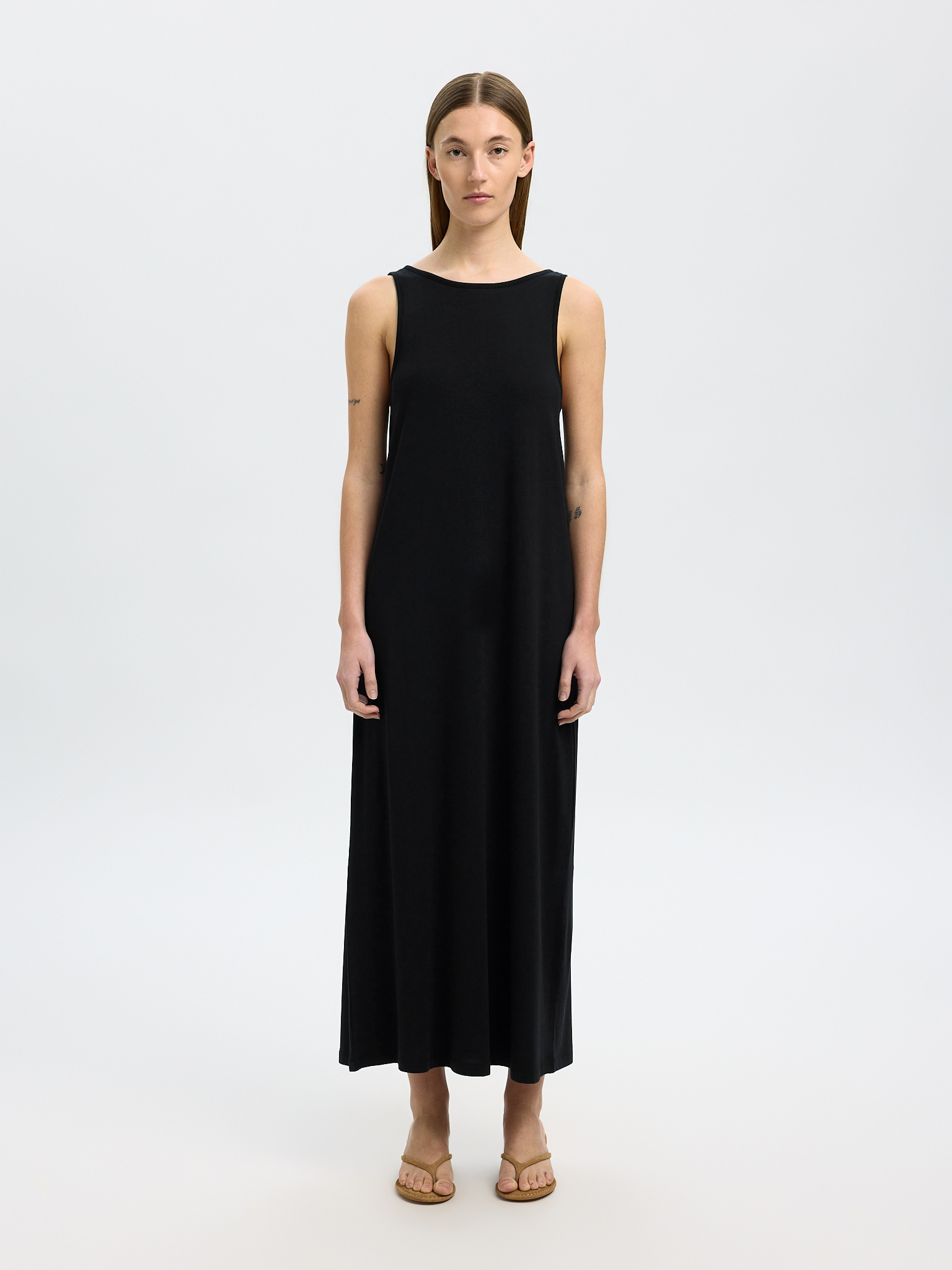 Selected SLFANOLA SL LOW BACK ANKLE DRESS NO 179099-Black 2