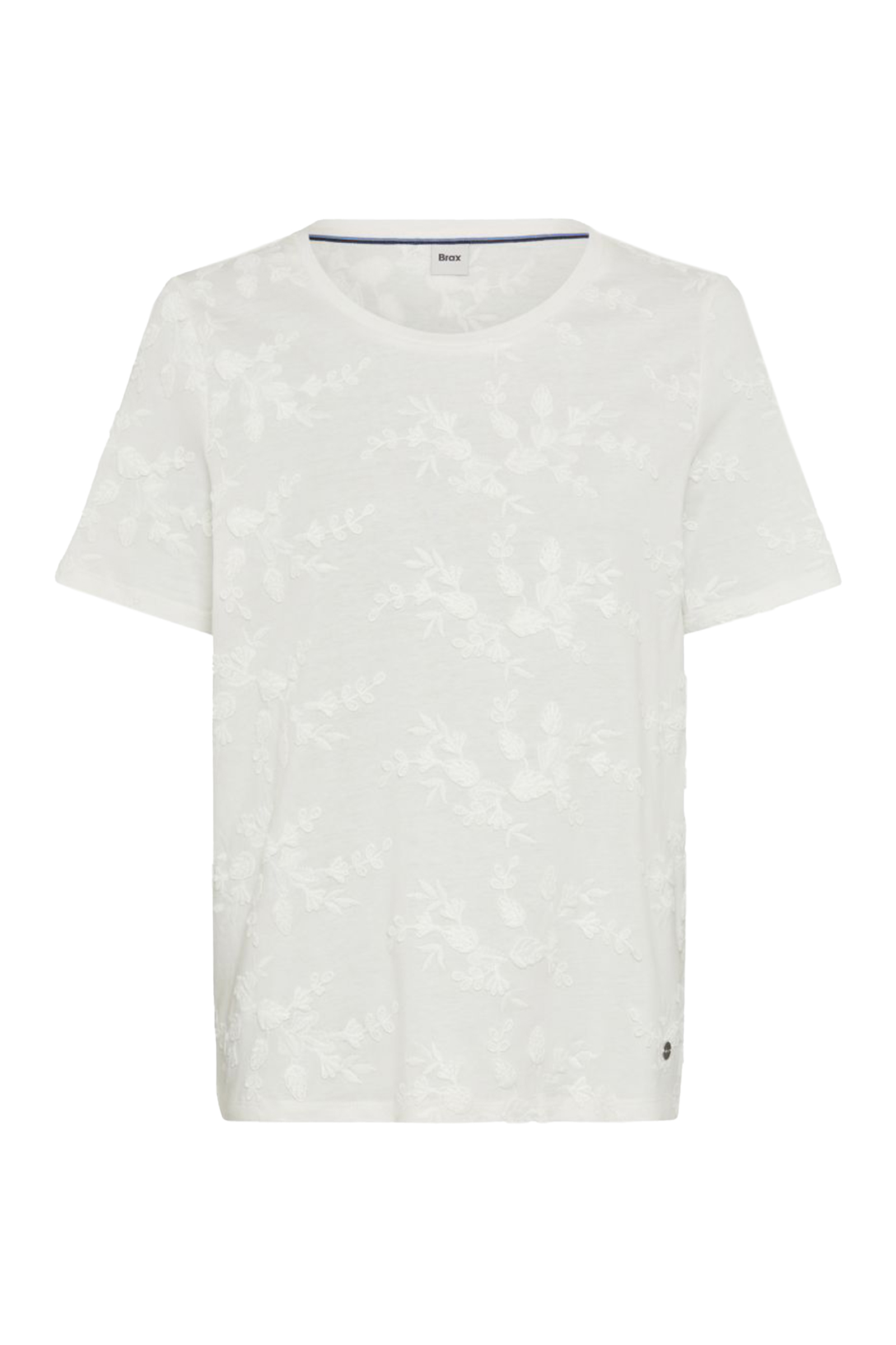 Dames t-shirt korte mouw ecru