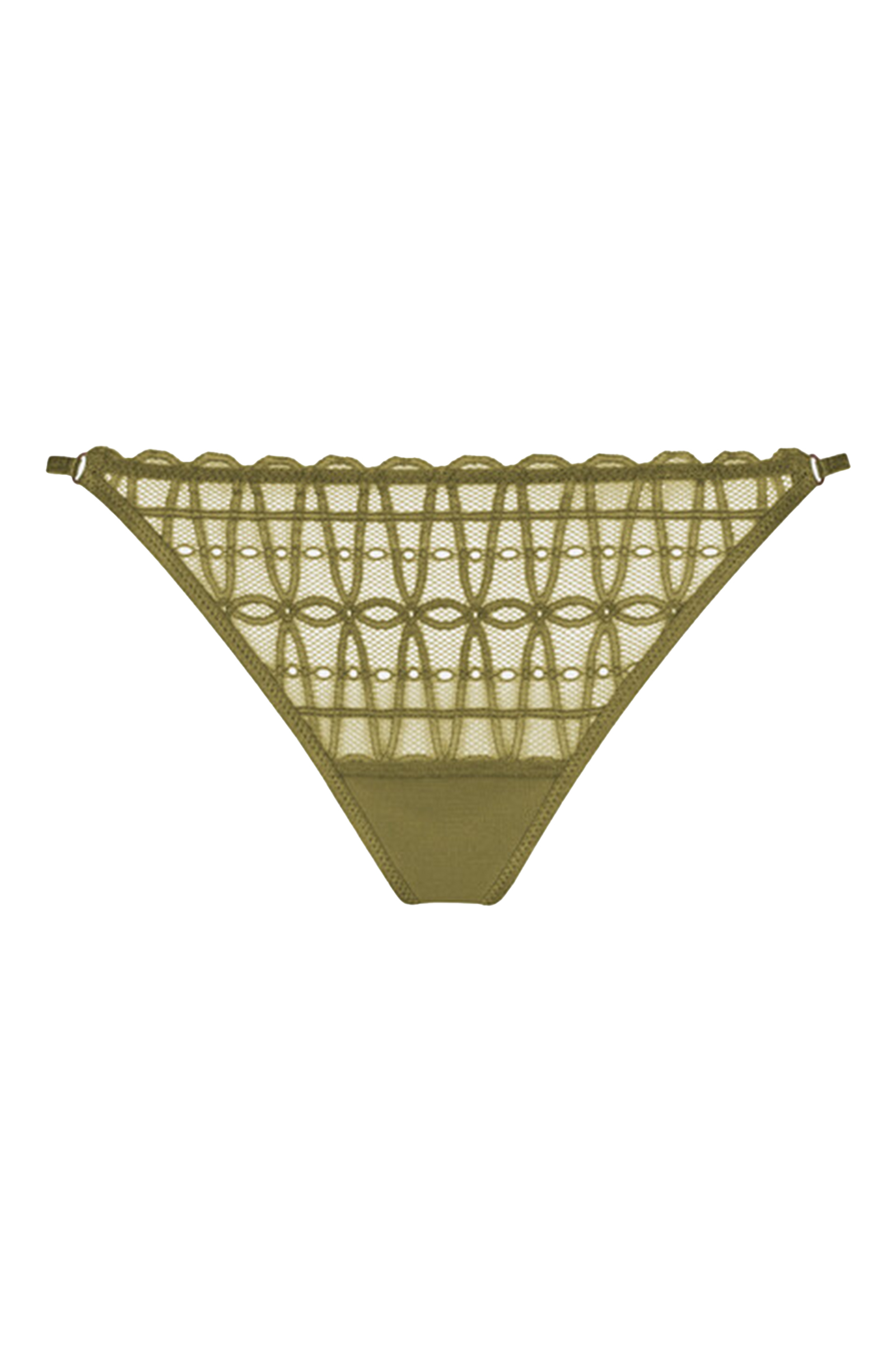 Lingerie dames string groen