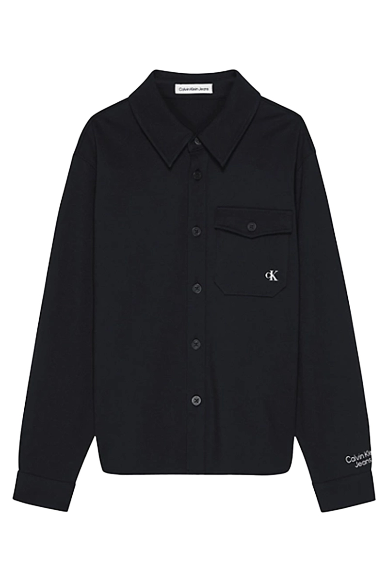 Calvin Klein punto overshirt Zwart-1 1