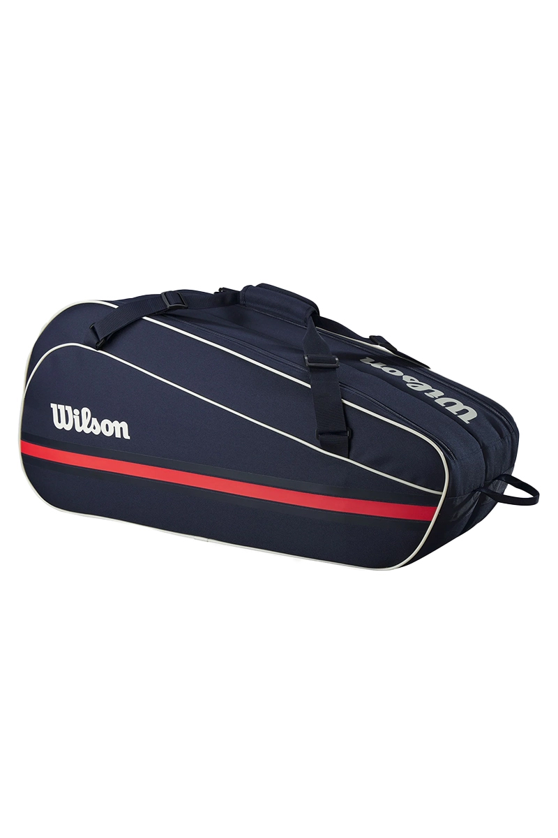 Wilson 6PK Team racket bag navy Blauw-1 1
