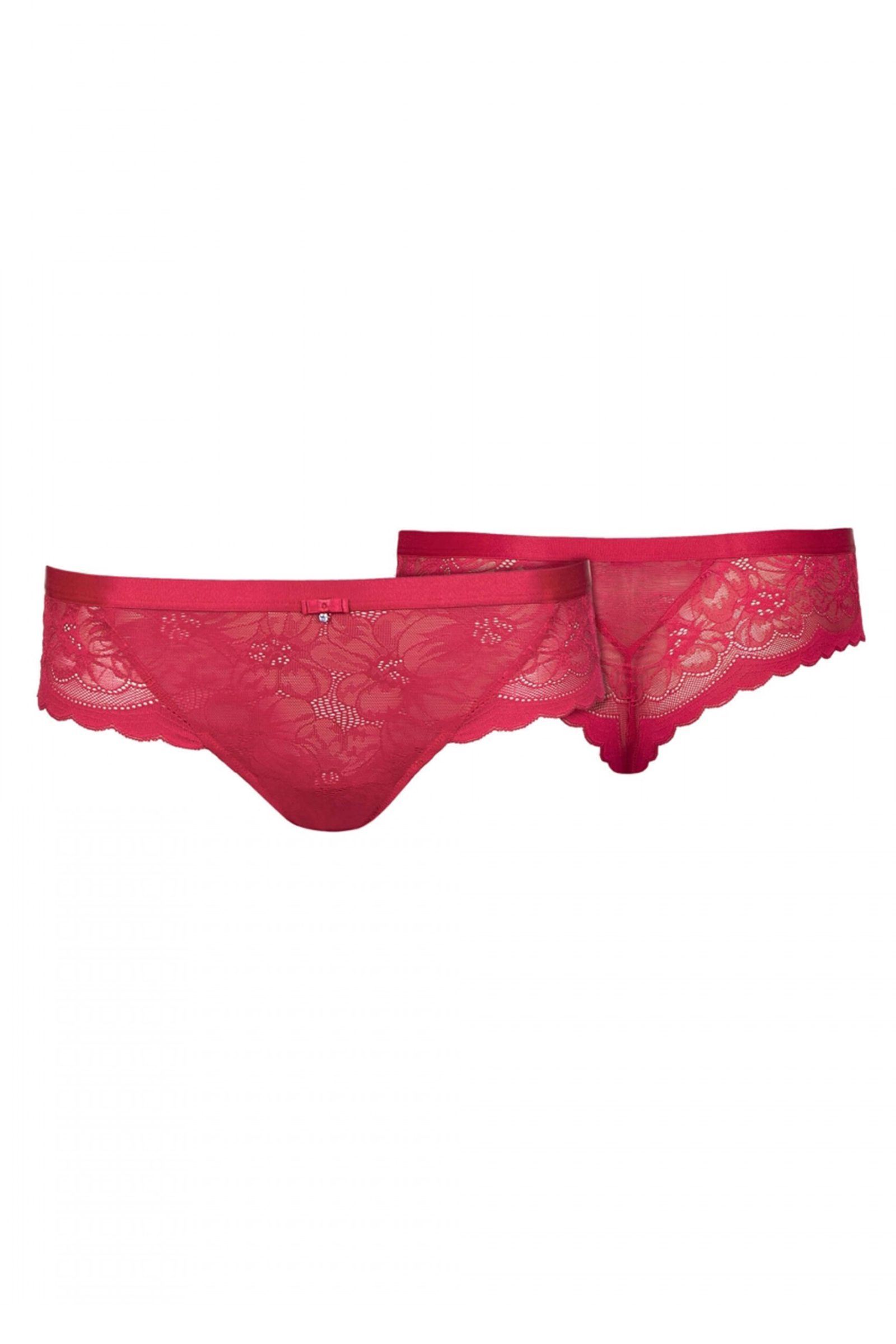 Lingerie dames string rood