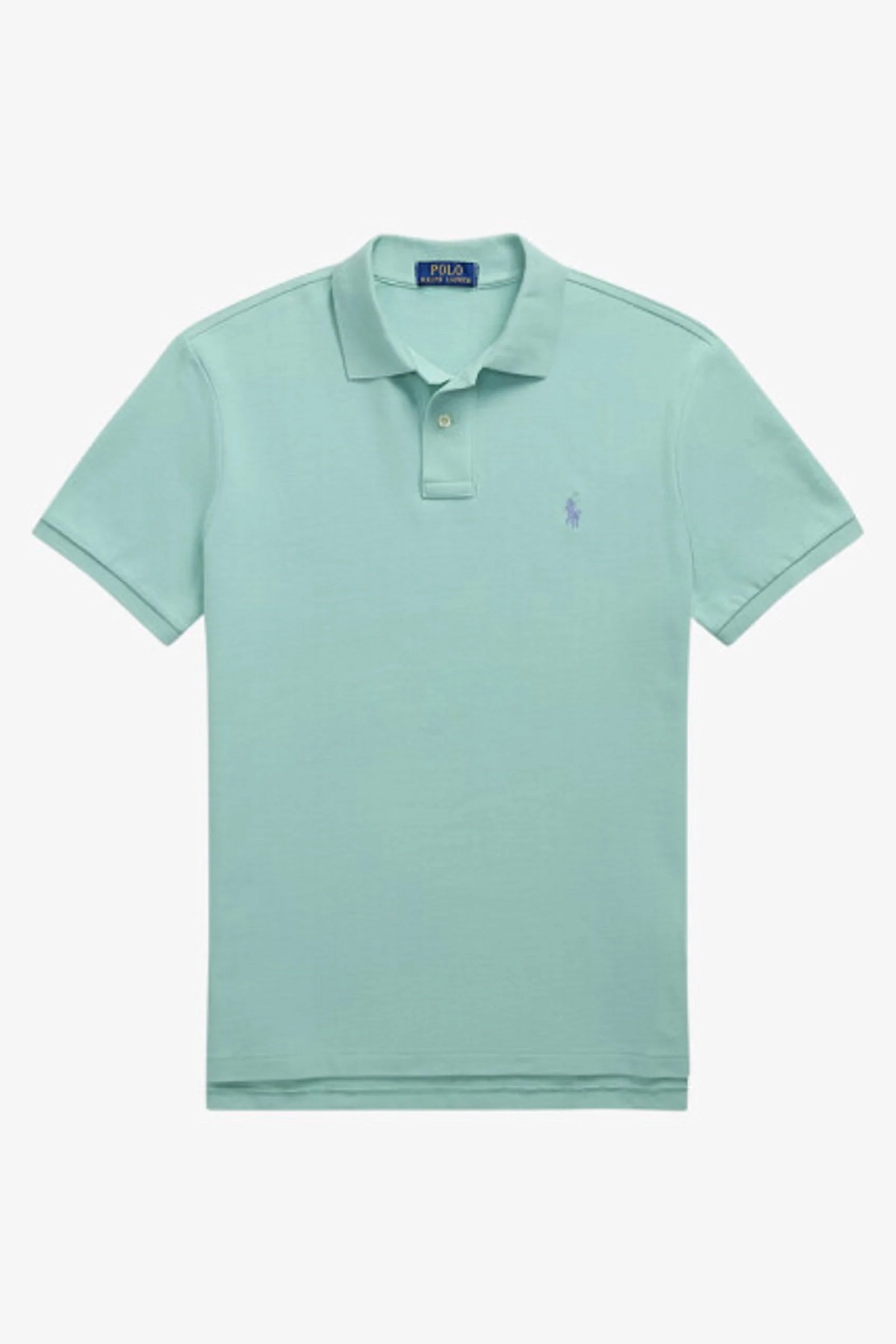 Heren polo korte mouw groen