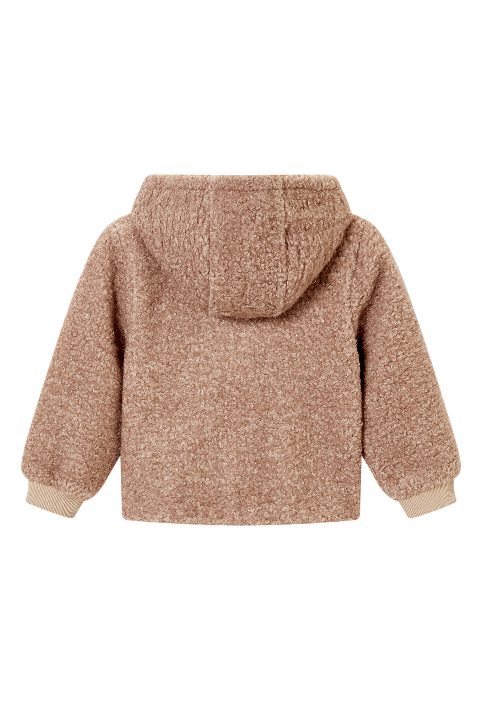 Meisjes vest bruin
