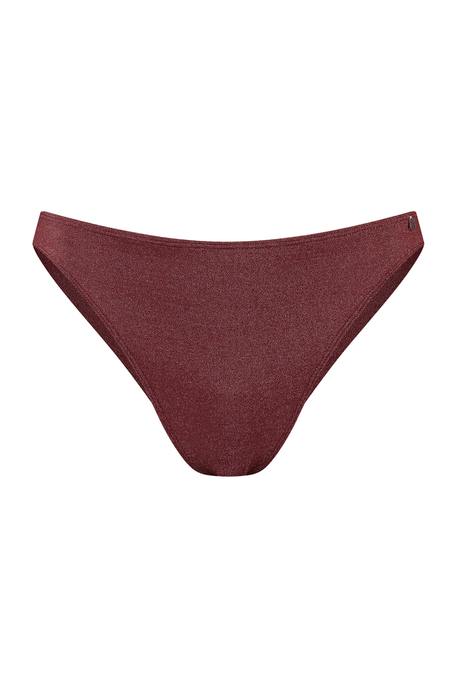 Bad/beach dames bikini slip bruin
