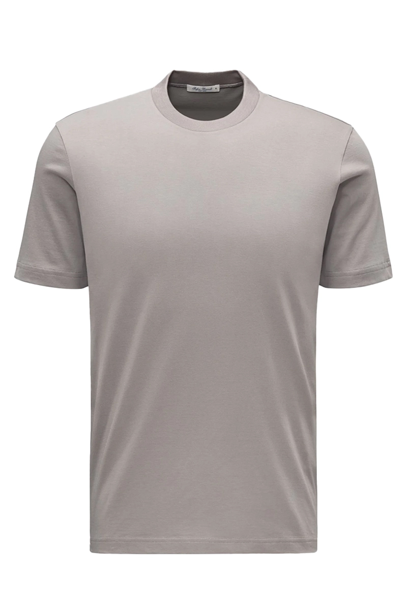 Heren t-shirt kortemouw bruin