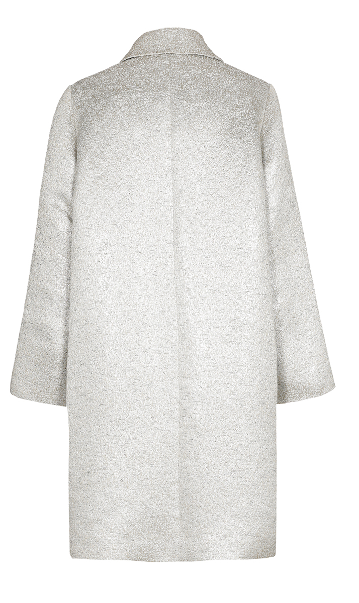 Dames blazer zilver