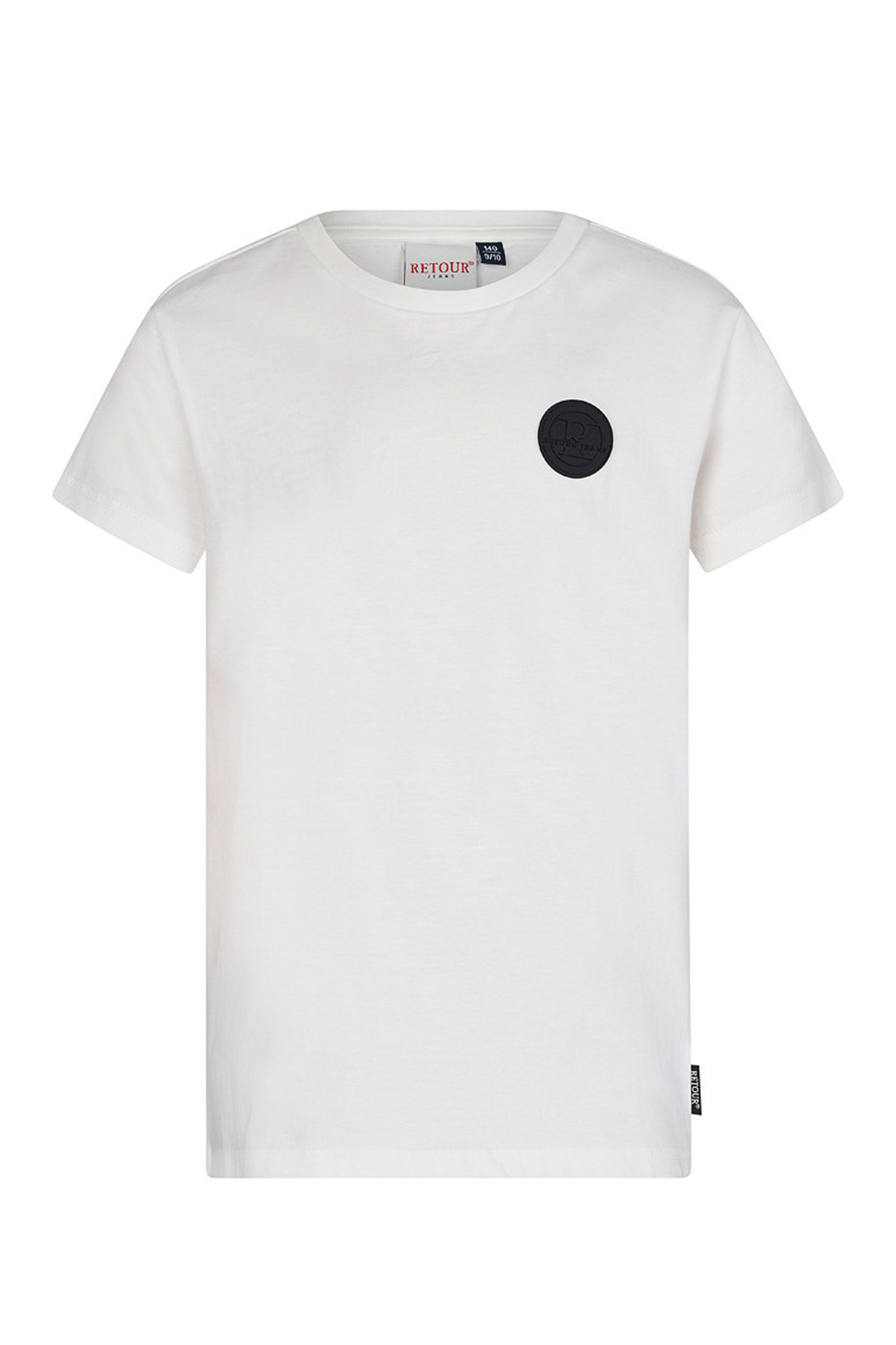 Jongens t-shirt korte mouw ecru