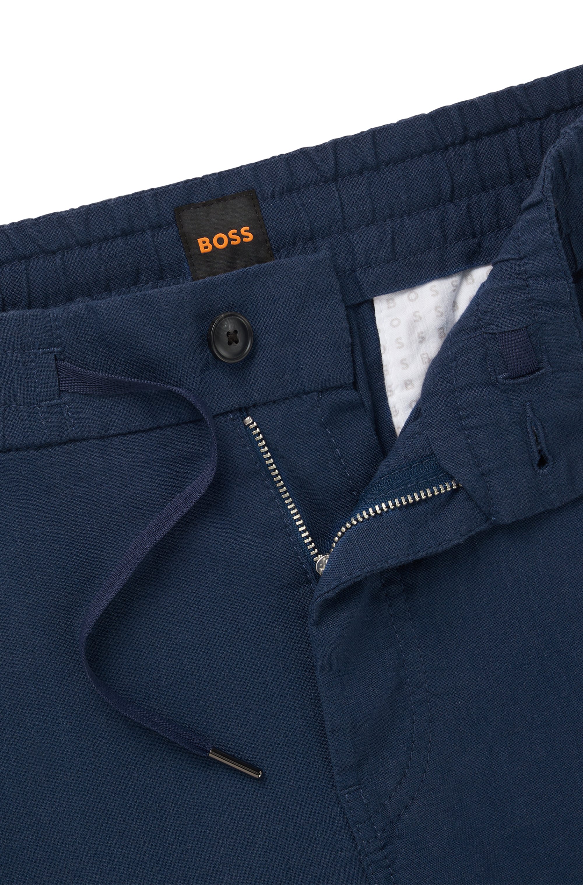 Heren broek blauw