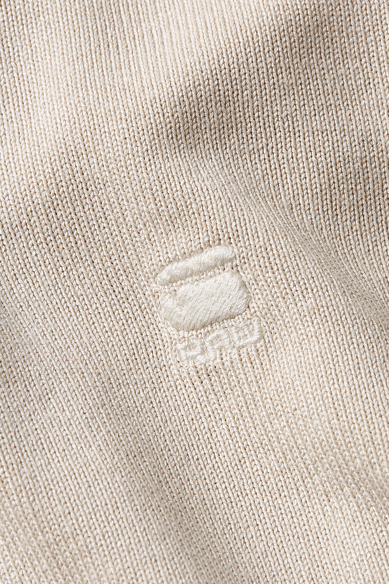 G-Star Knitted polo Wit-1 4